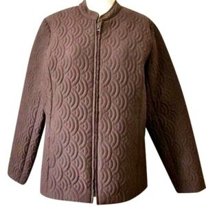 Laura Ashley Quilted Textured Blazer